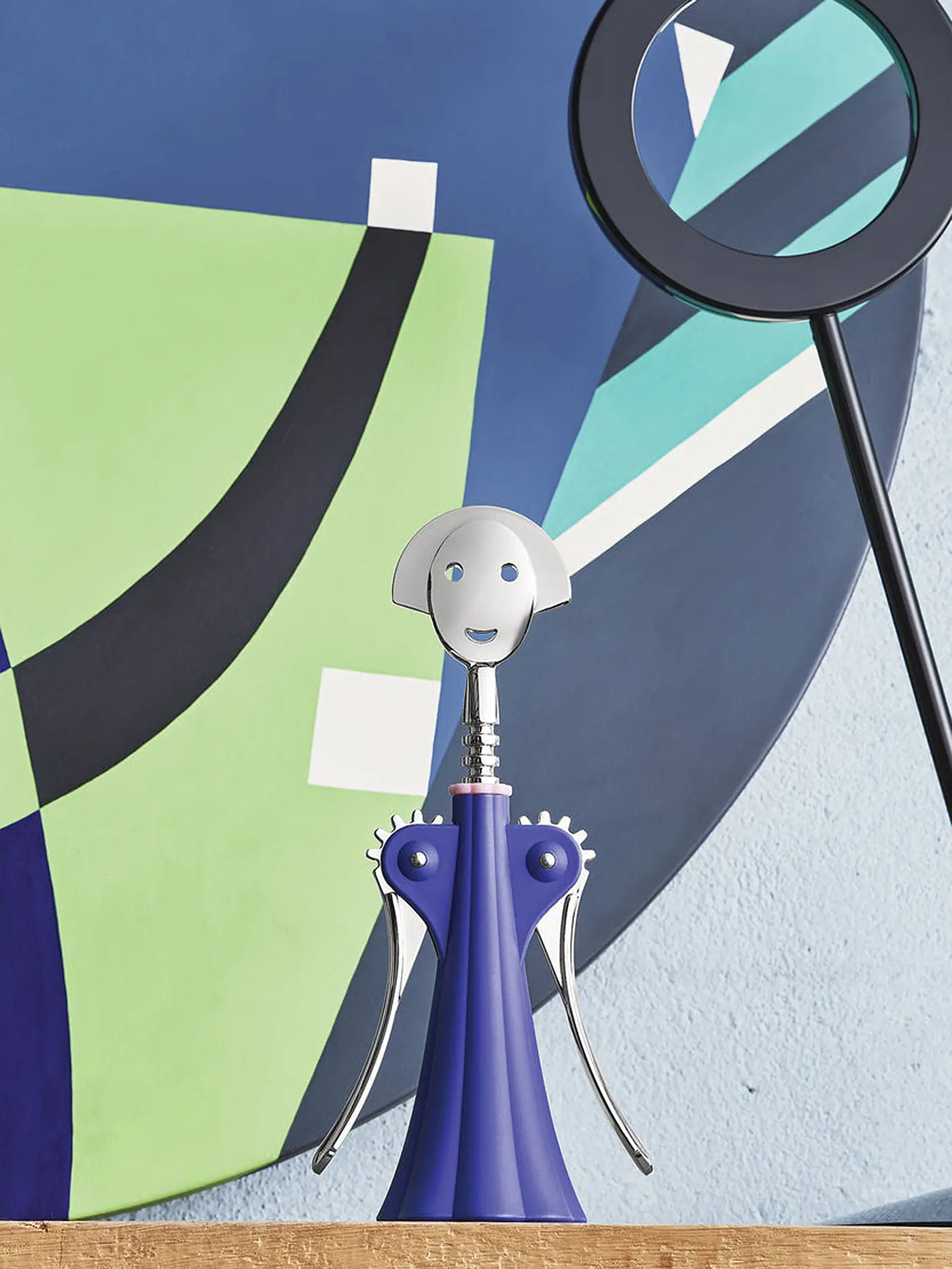 ALESSI | Korkenzieher "Anna G" | blau